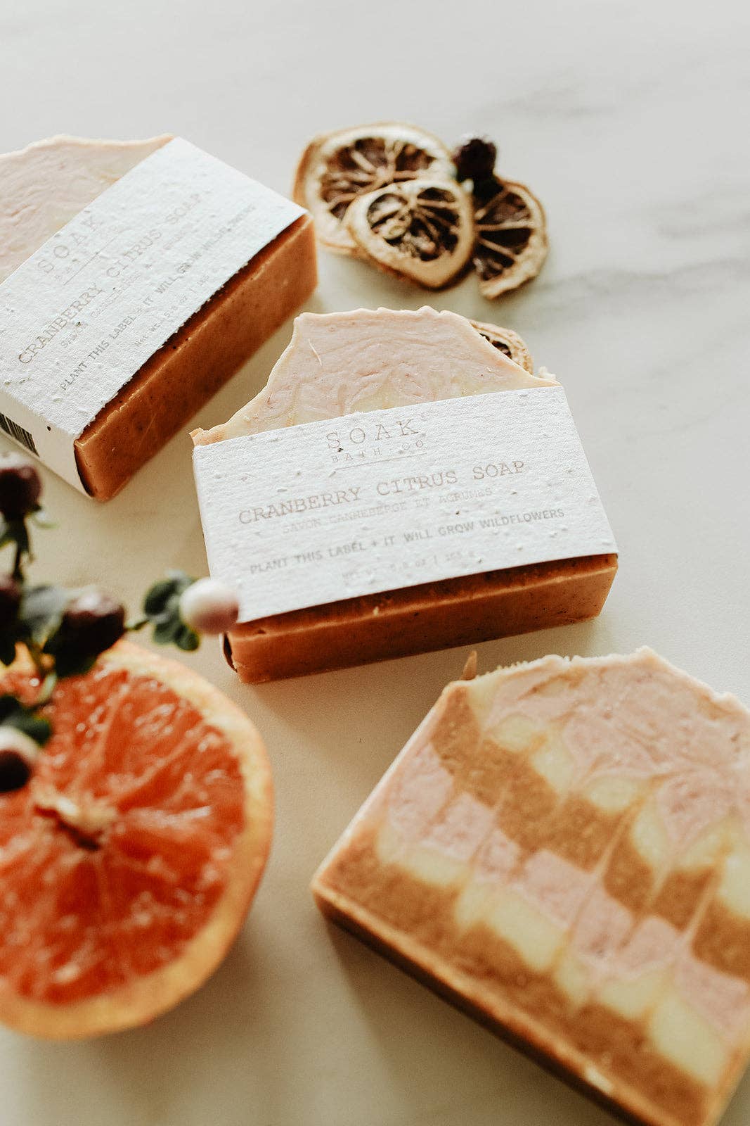 Cranberry Citrus Soap Bar