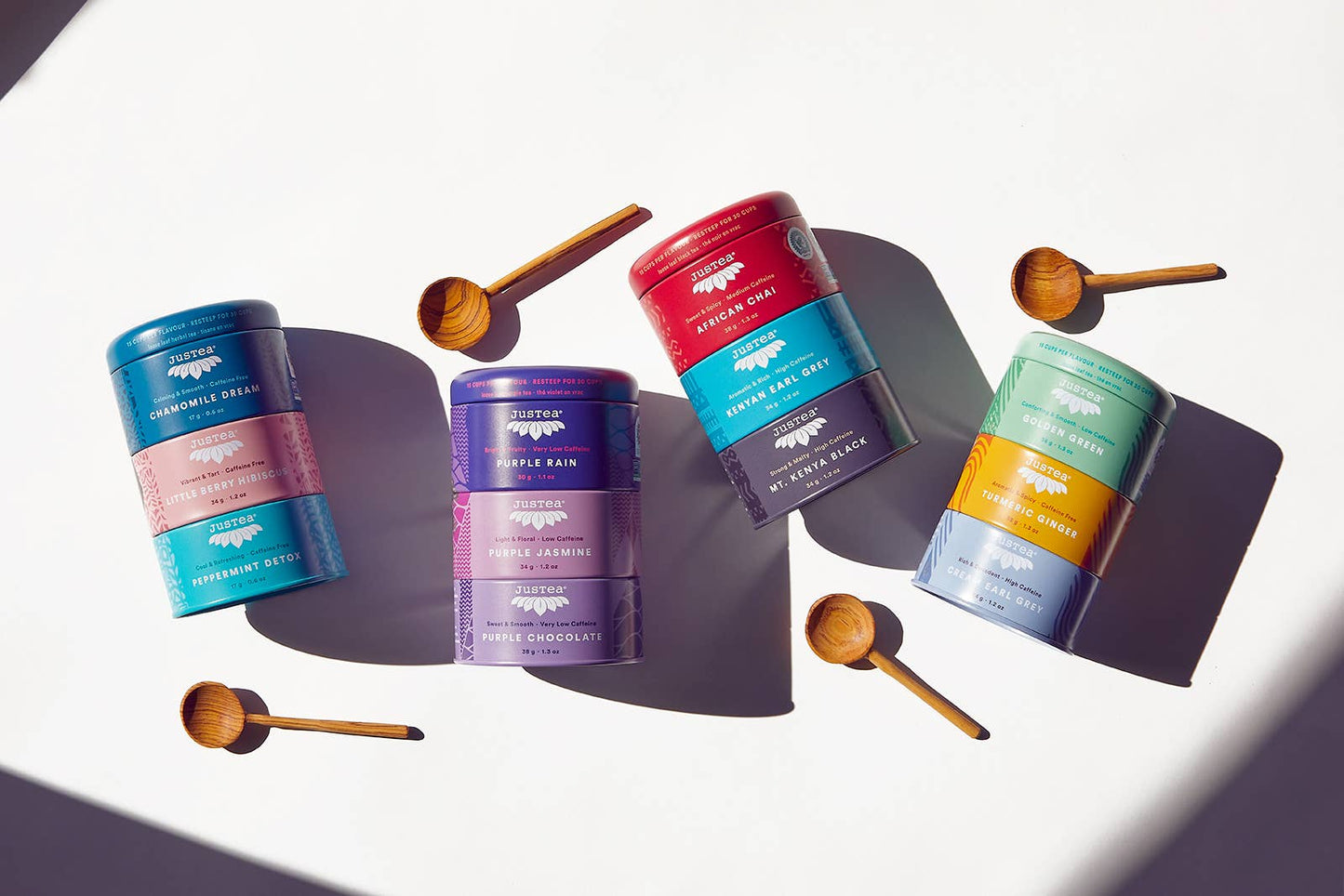 Purple Tea Trio Tin & Spoon - Organic