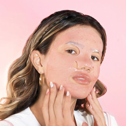 Rose Boba Illuminating Hydrogel Face Mask