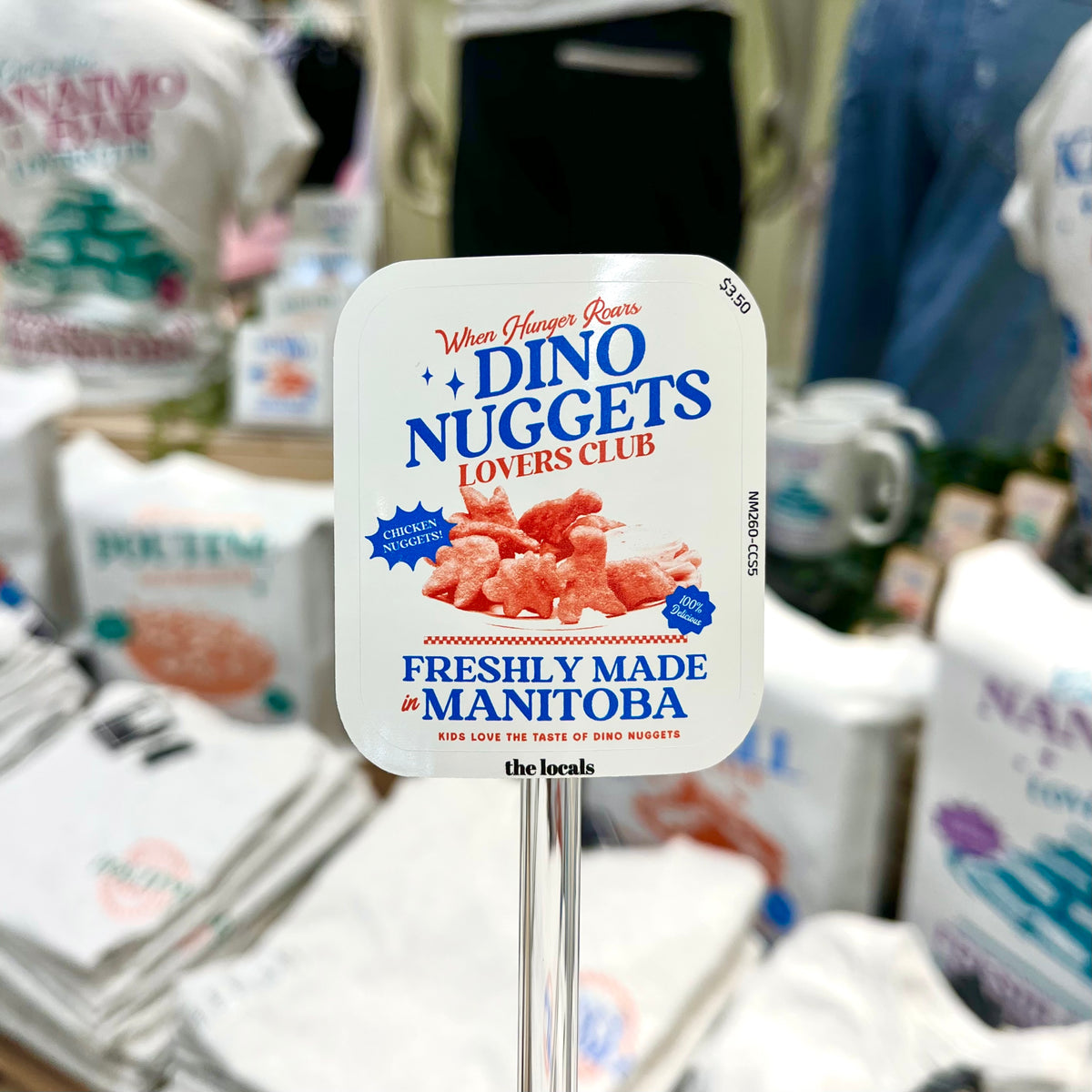 Dino Nuggets Lovers Club Sticker
