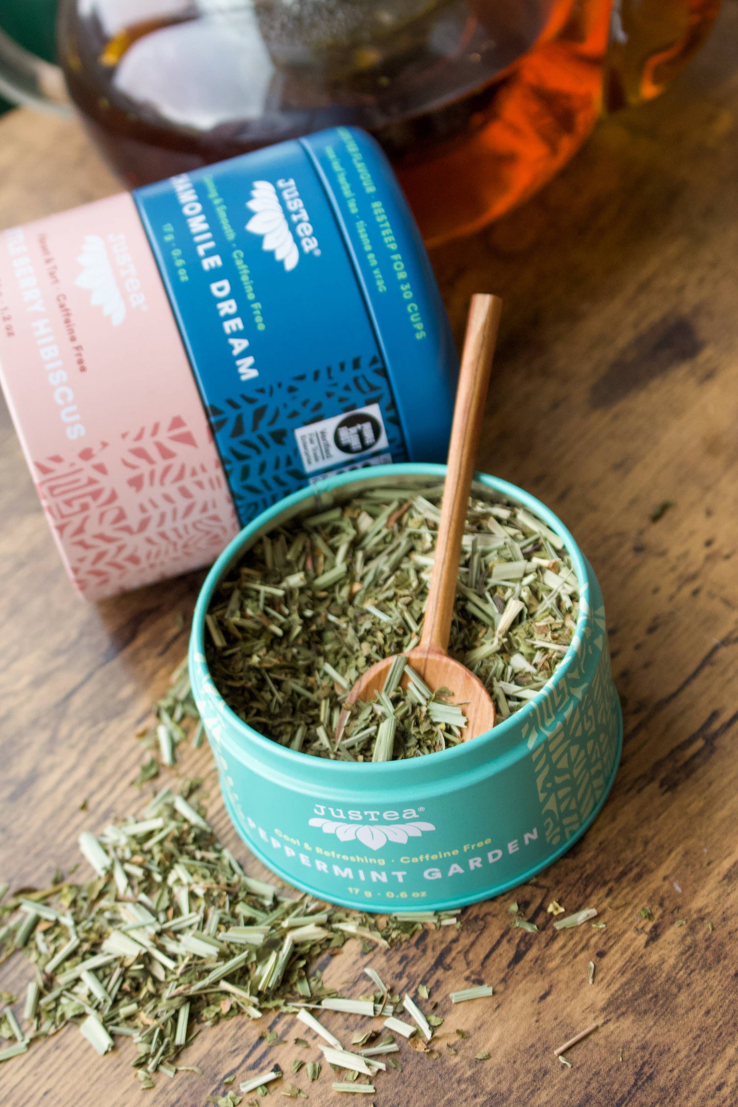 Herbal Tea Trio Tin & Spoon - Organic