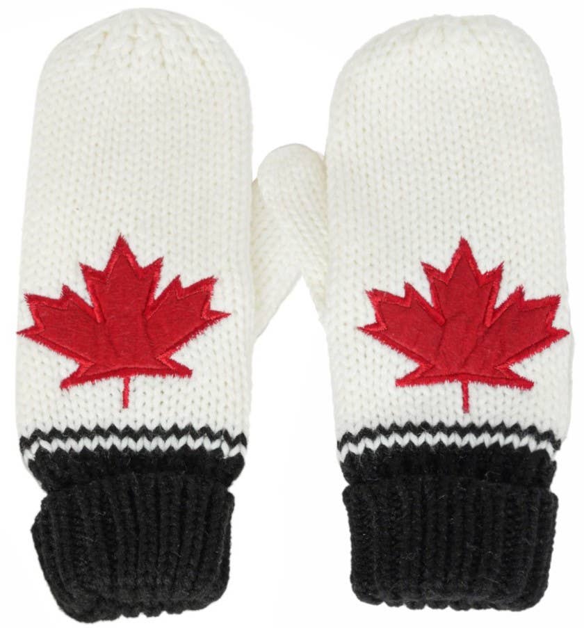 Canada Maple Leaf Mittens - Imagine Imports