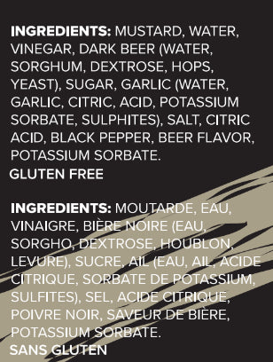 Beer Style Gourmet Mustard - 220mL