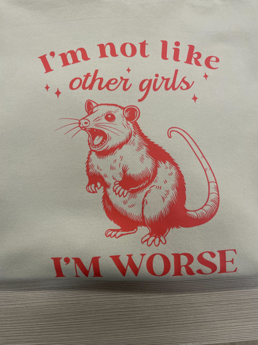 I'm not Like Other Girls Hoodie