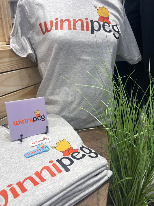 Winnie-Peg Adult Ash T-Shirt