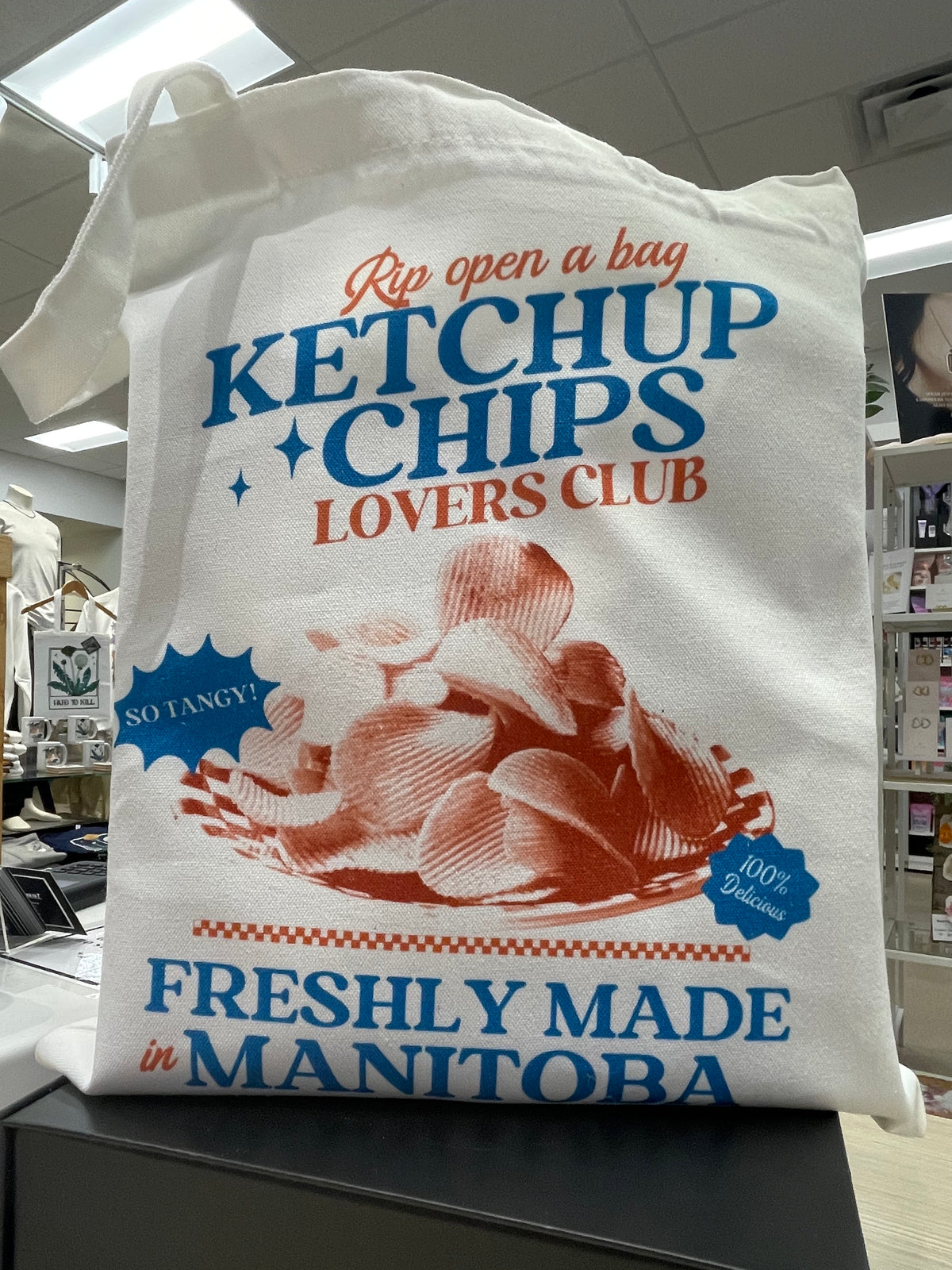Ketchup Chip Lovers Tote Bag