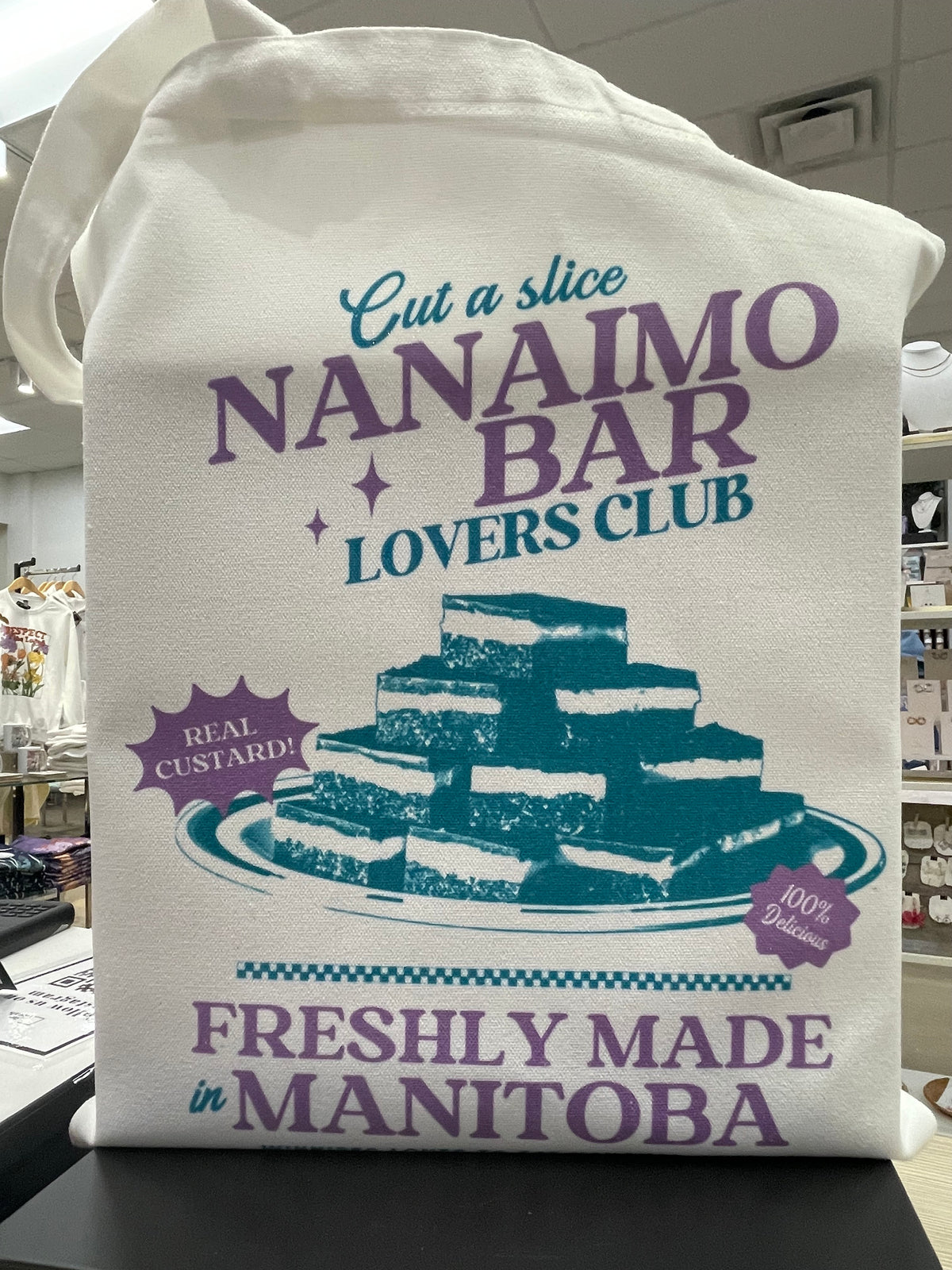 Nanaimo Bar Lovers Tote Bag