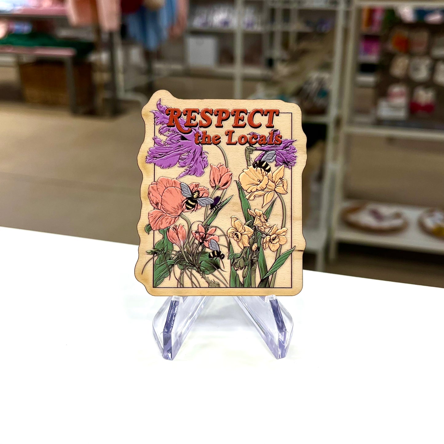 Local Legends - Wooden 3D Magnet