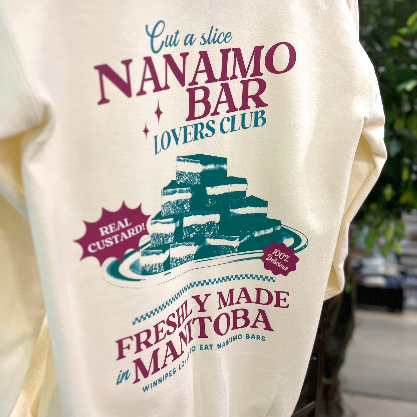 Nanaimo Bar Lover Zip Up Hoodie