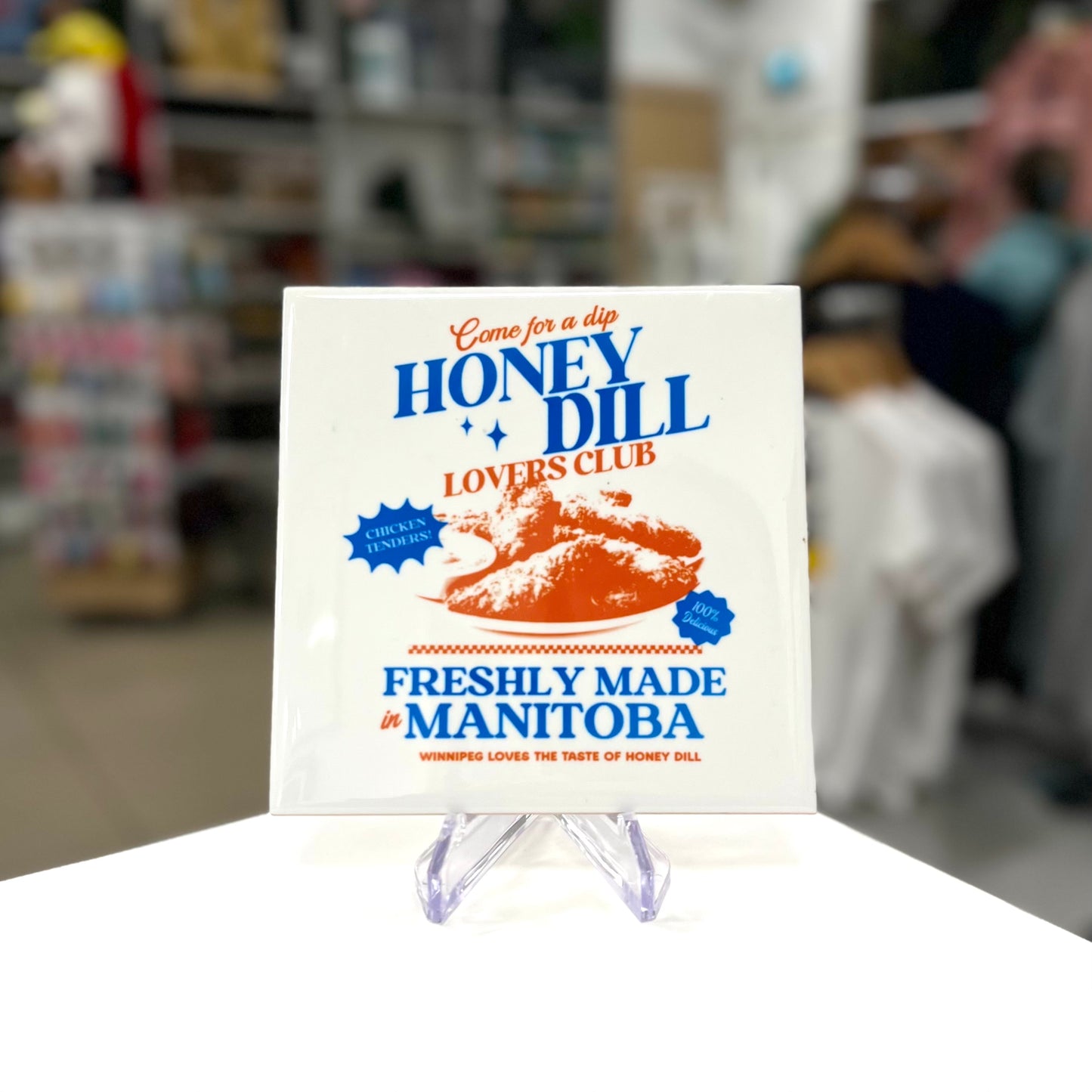 Honey Dill Lovers Coaster