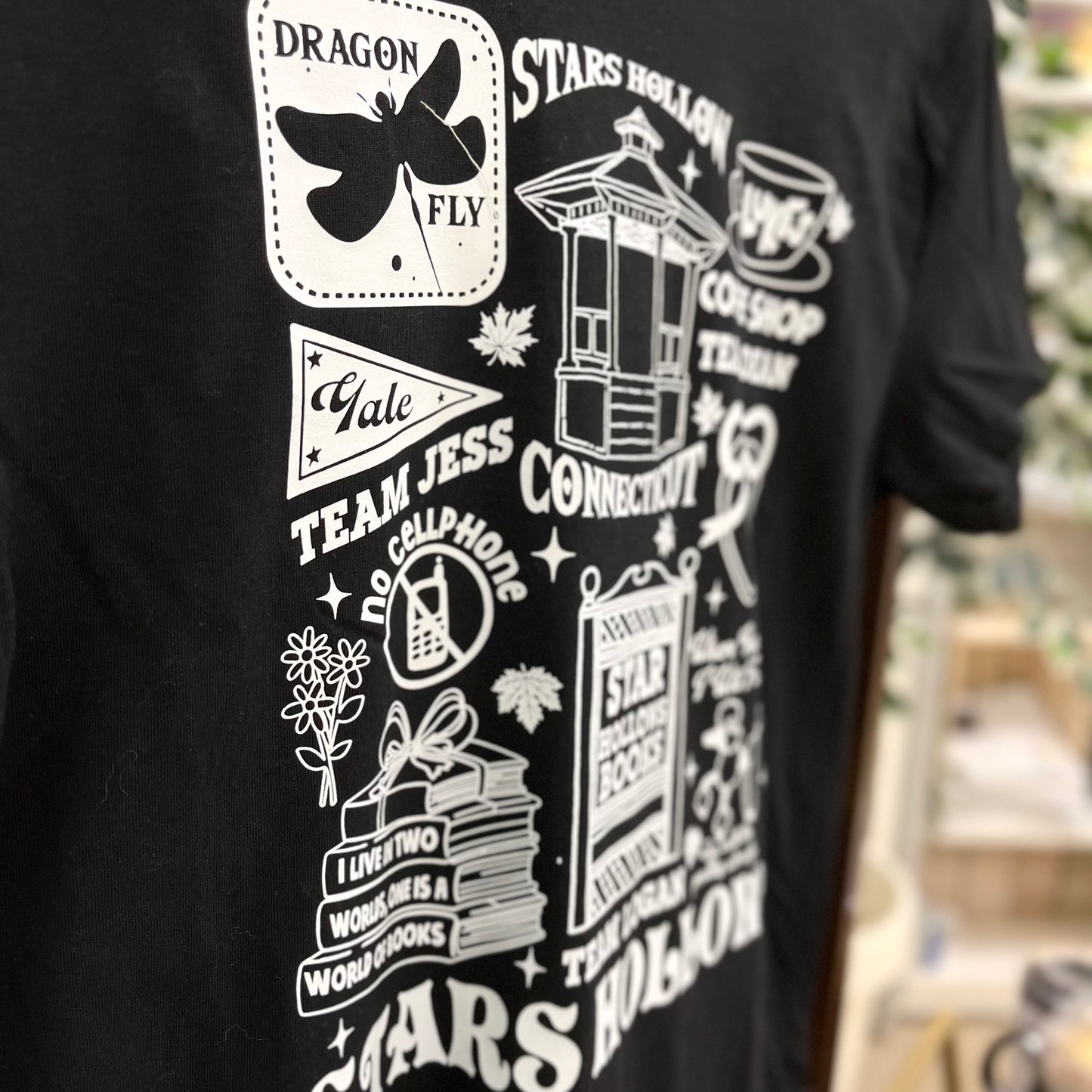Gilmore Girls Black Collage T-Shirt