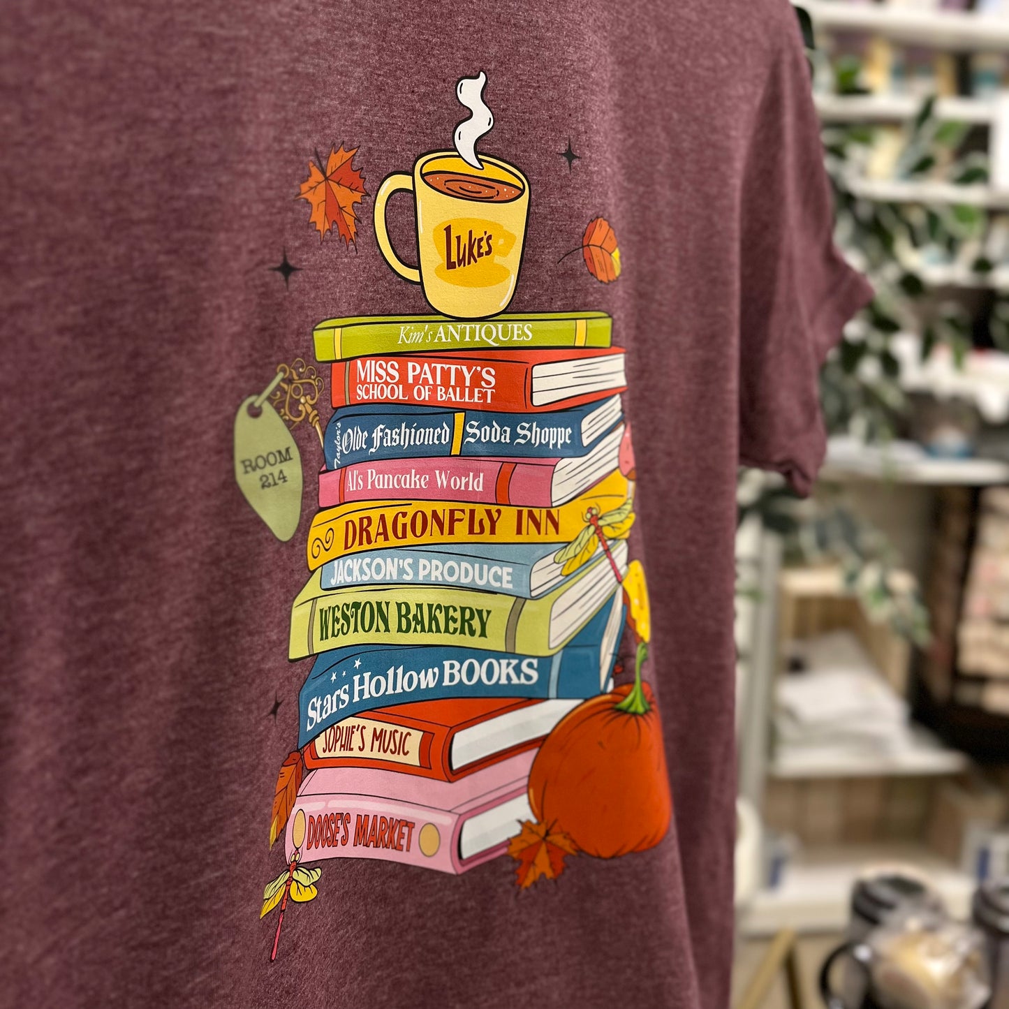 Gilmore Book Stack T-Shirt