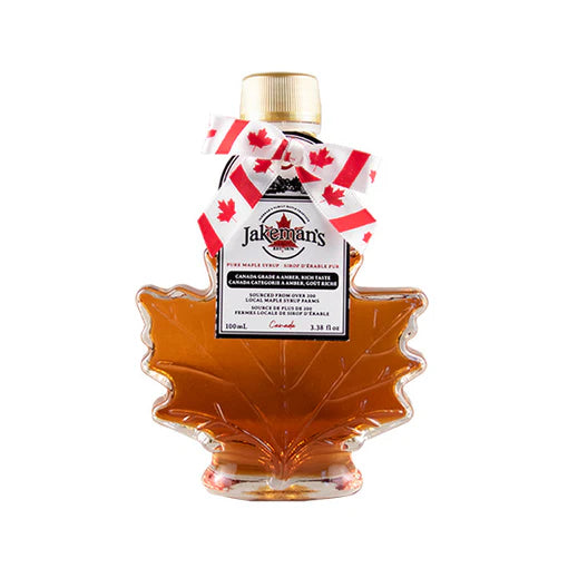 Autumn Leaf Glass Maple Syrup