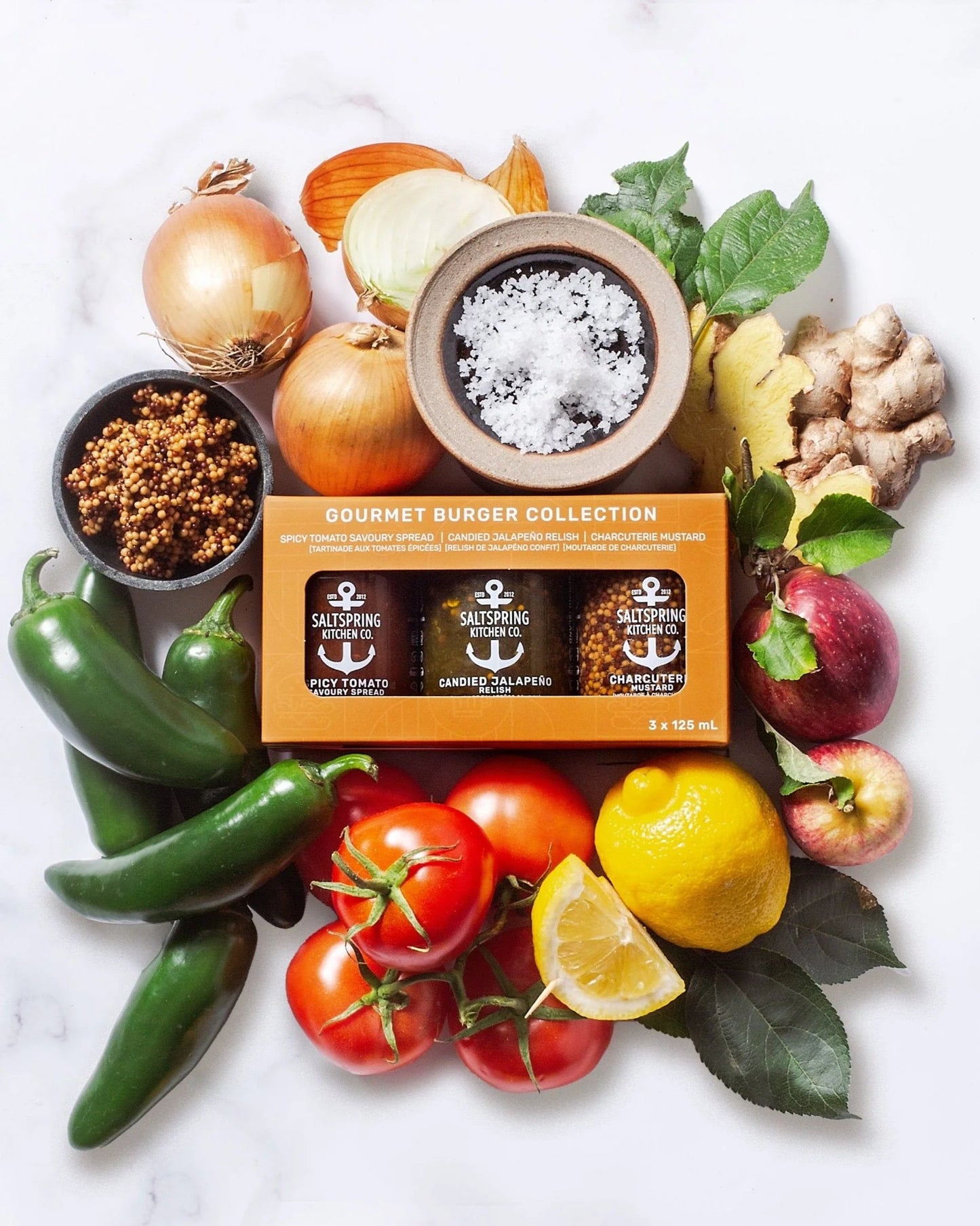 Gourmet Burger Trio Collection Salt Spring Gift Box