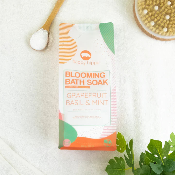 Grapefruit Basil & Mint - Blooming Bath Epsom Soak 800g