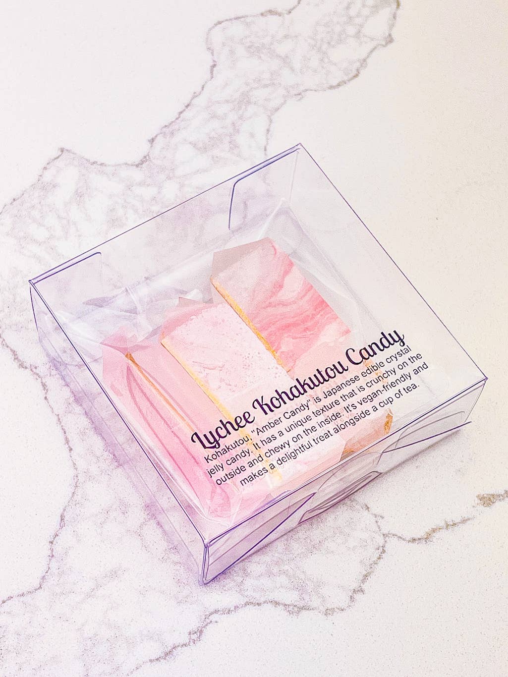 The Treat Bombs - Lychee Kohakutou Candy