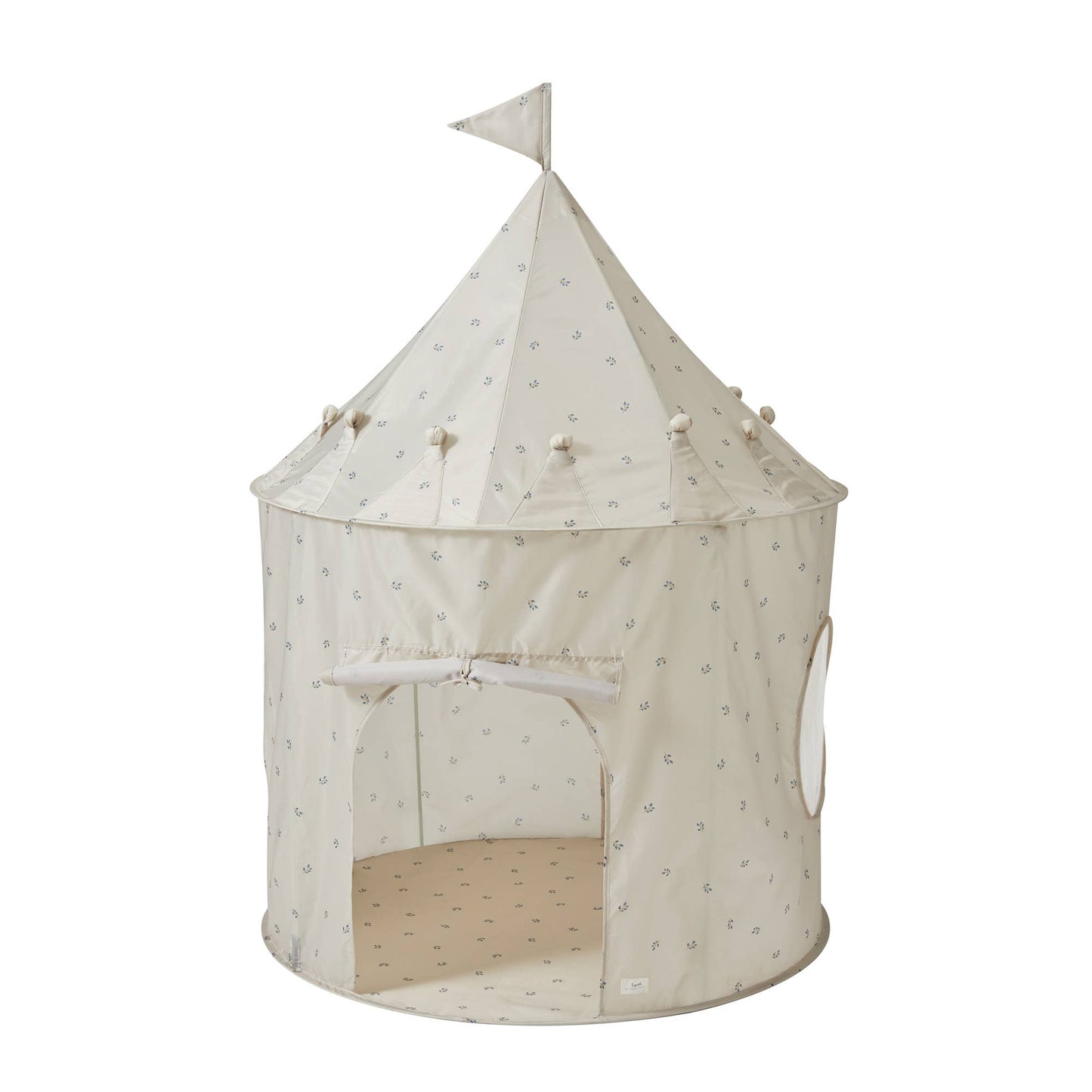 Blueberry Taupe - Recycled Fabric Play Tent Castle