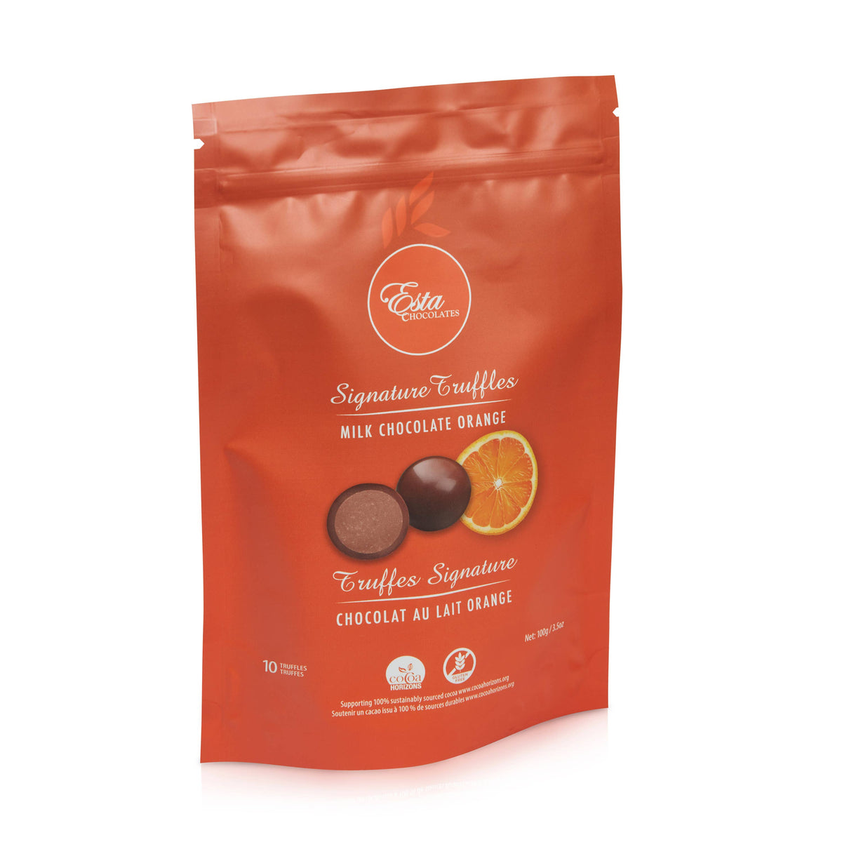 Milk Chocolate Orange Truffle Pouch