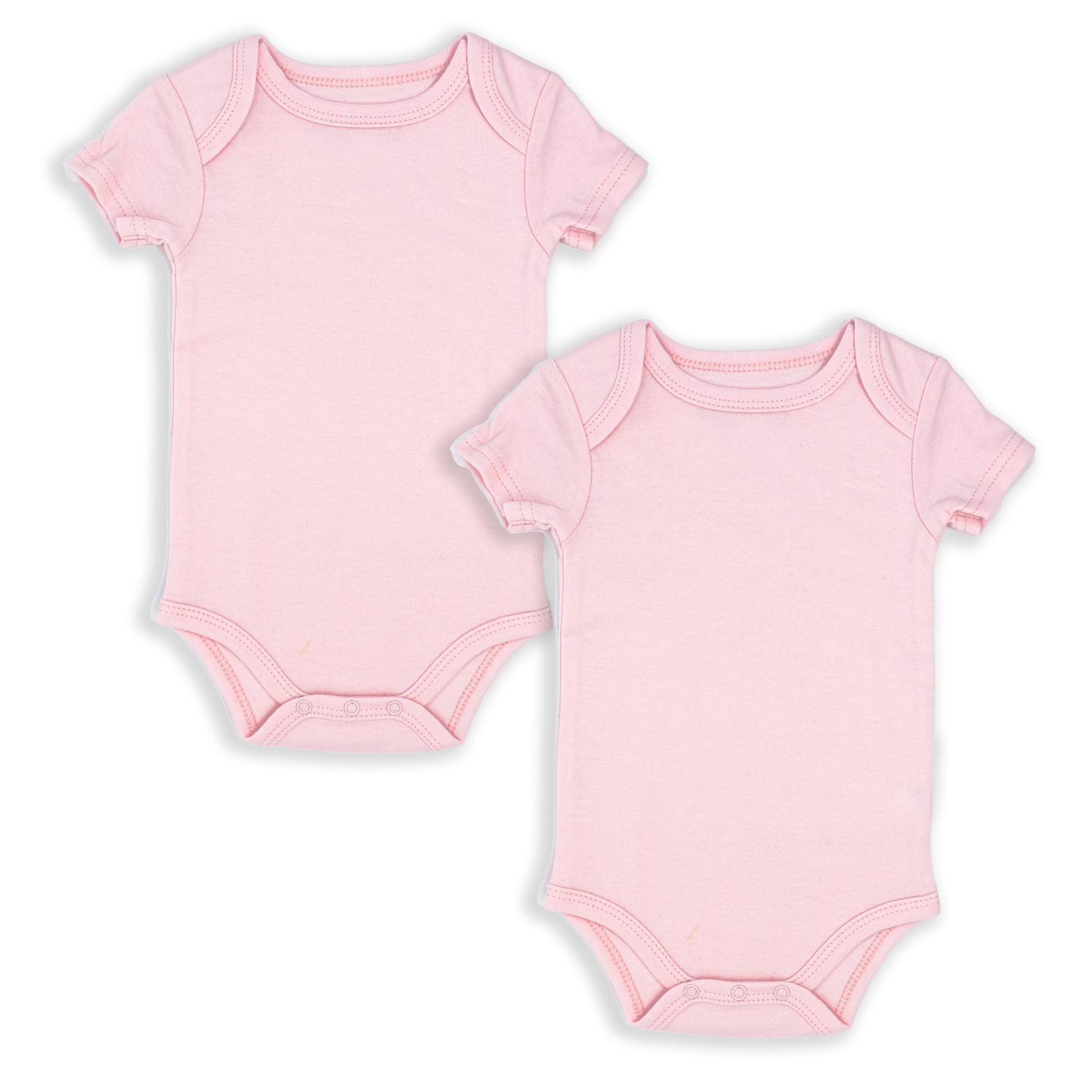 Rose Textiles - 2 Pack Solid Bodysuits: White / 12M