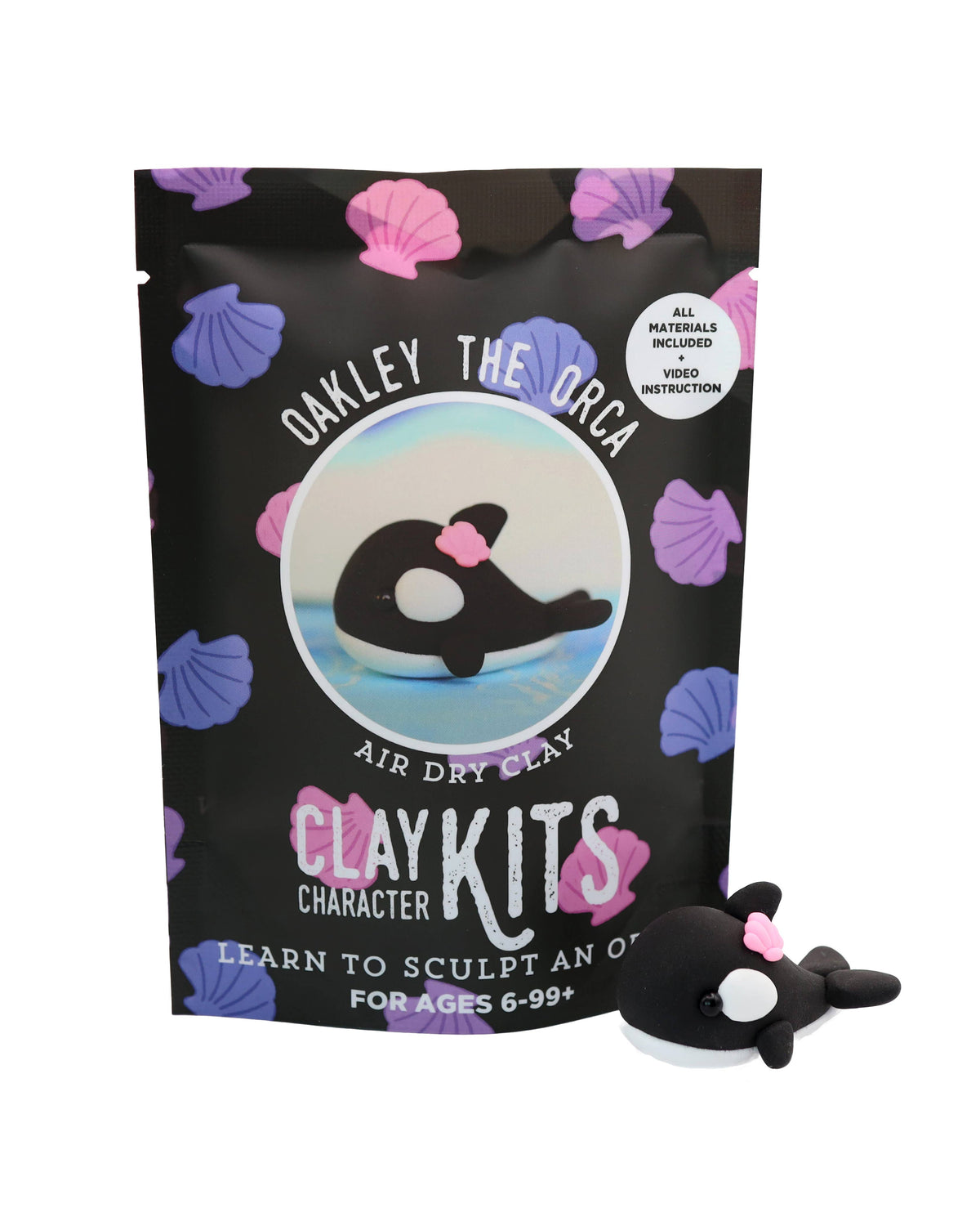 Oakley the Orca DIY Polymer Clay Kit| Arts & Craft Kit