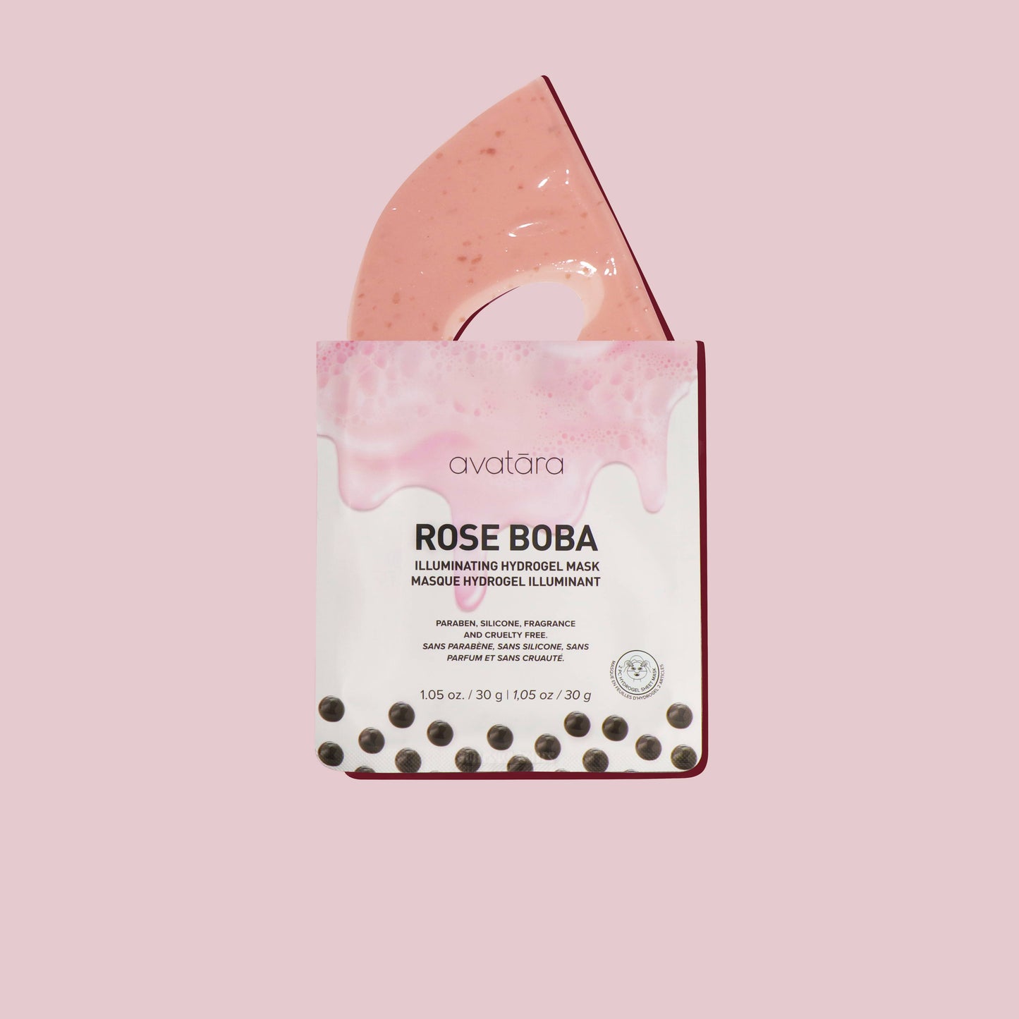 Rose Boba Illuminating Hydrogel Face Mask