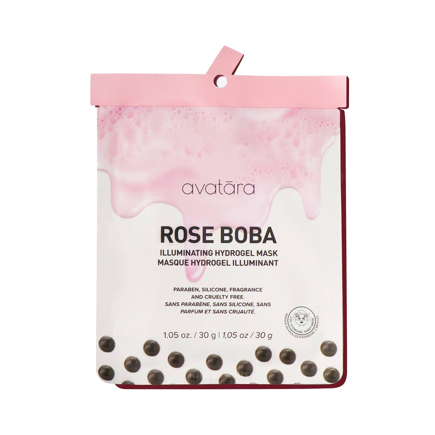 Rose Boba Illuminating Hydrogel Face Mask
