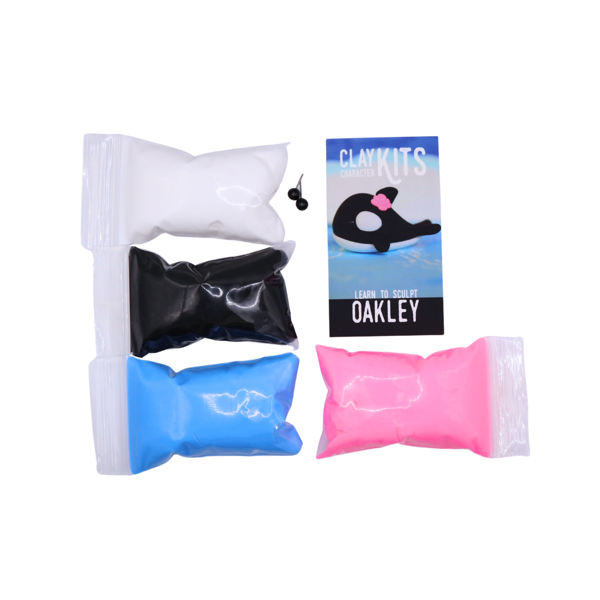 Oakley the Orca DIY Polymer Clay Kit| Arts & Craft Kit