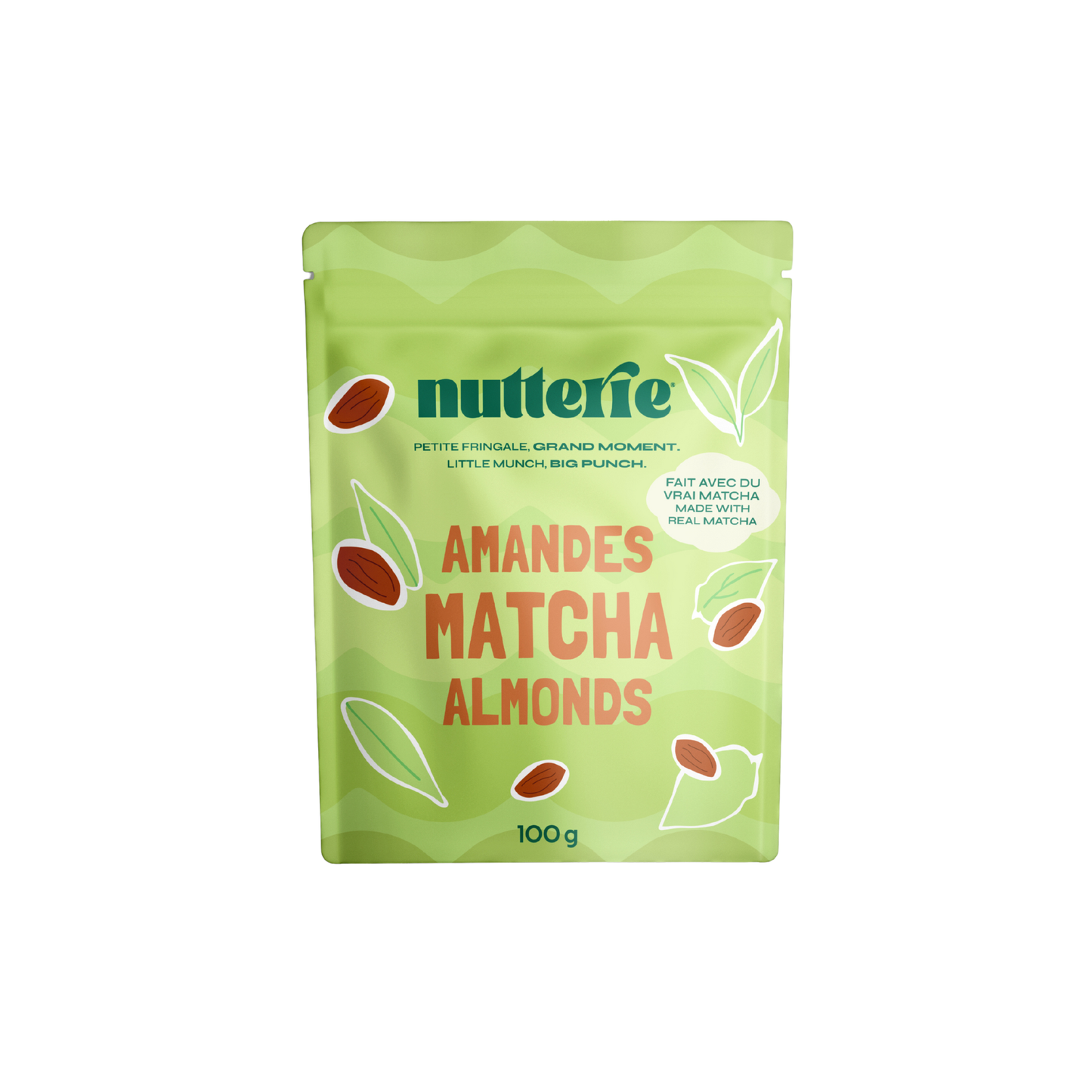 Nutterie - Matcha Almonds (100g)