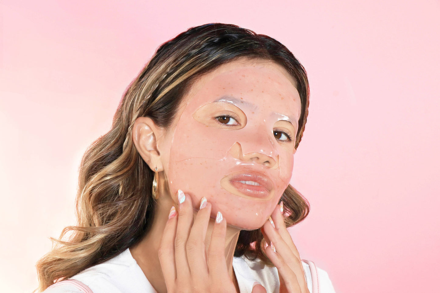 Rose Boba Illuminating Hydrogel Face Mask