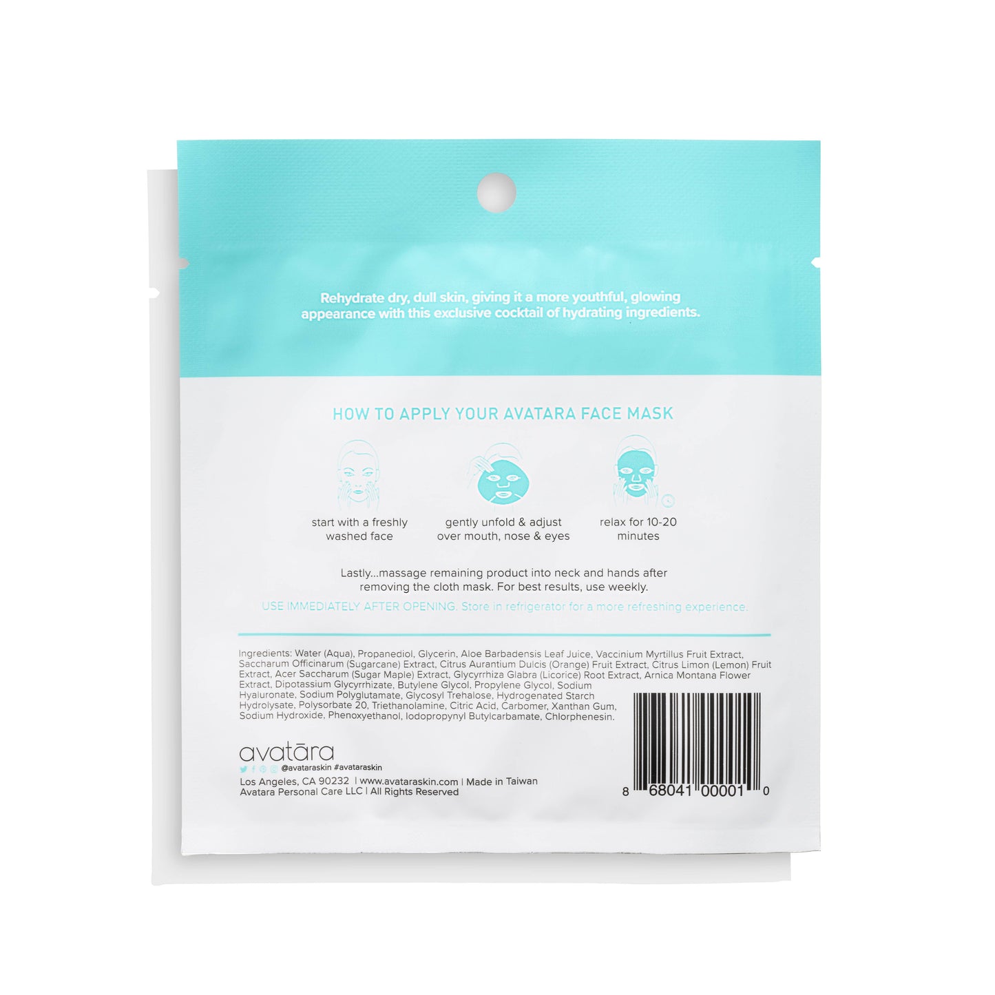 Drink Up Sheet Mask Thirst Quenching Face Mask
