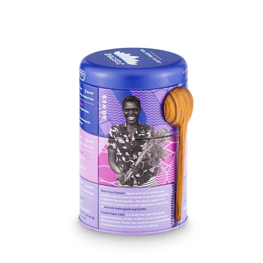 Purple Tea Trio Tin & Spoon - Organic