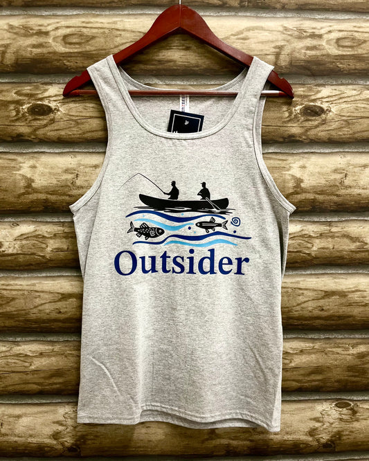 Grey Fishing Outsider Tank