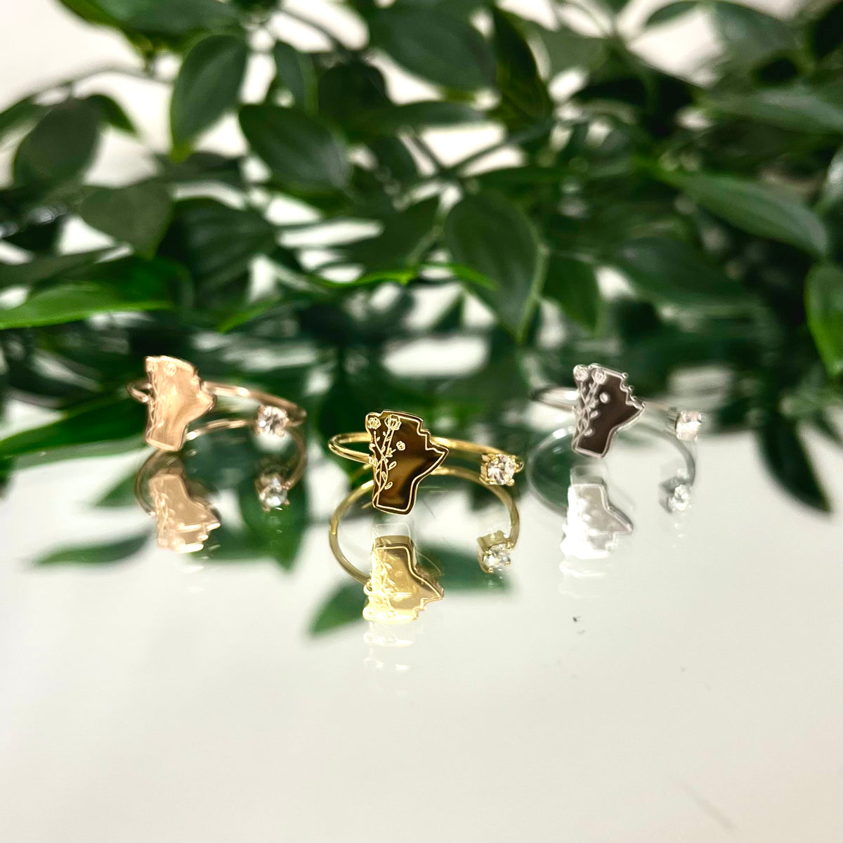 Manitoba Floral Rings