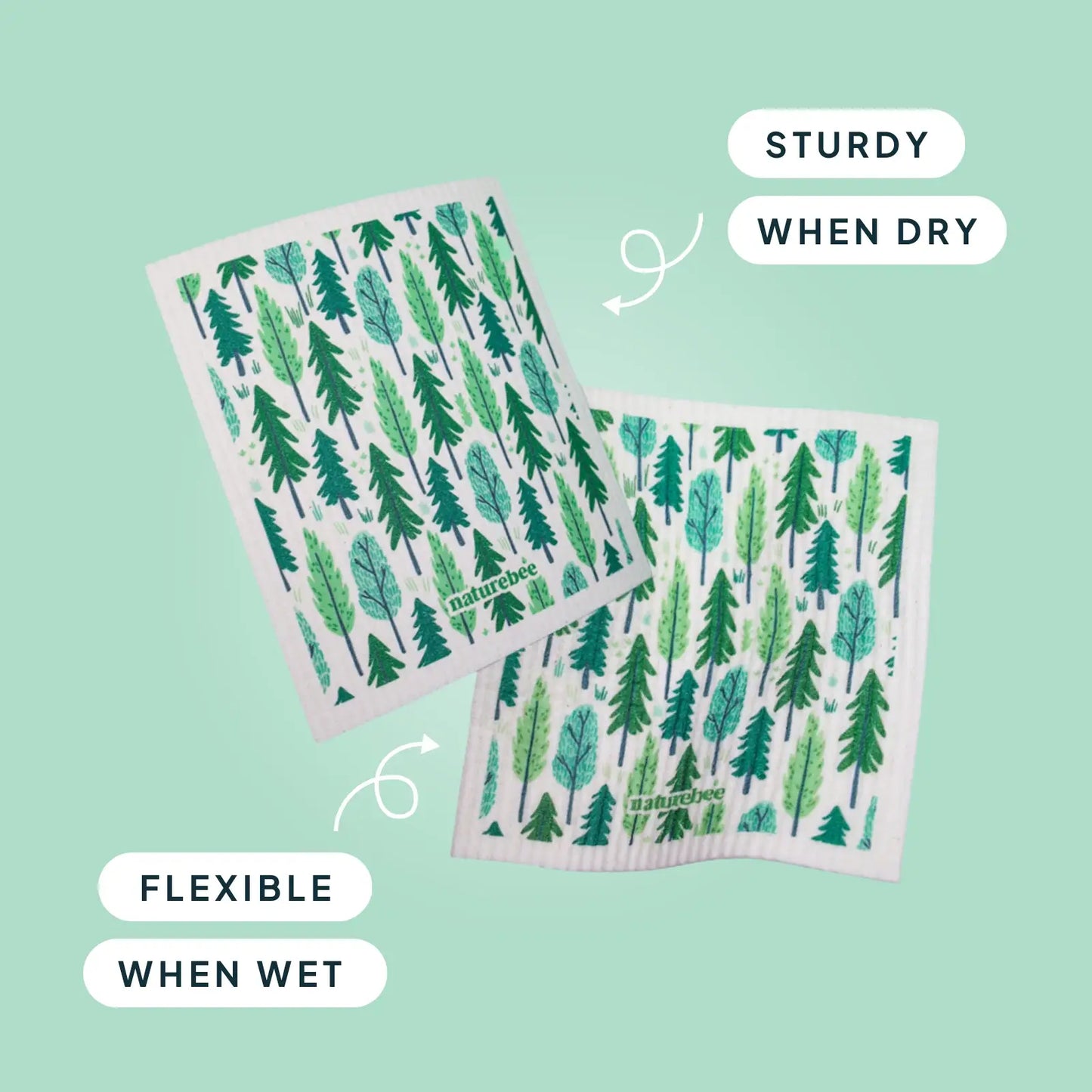 Mountains - Swedish Dishcloths