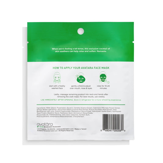 Chill Out Sheet Mask Calming Aloe Face Mask