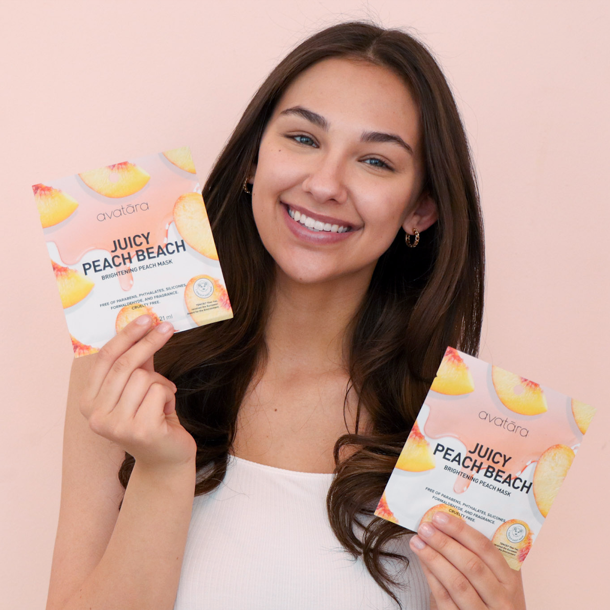 Peach Beach Brightening Face Mask