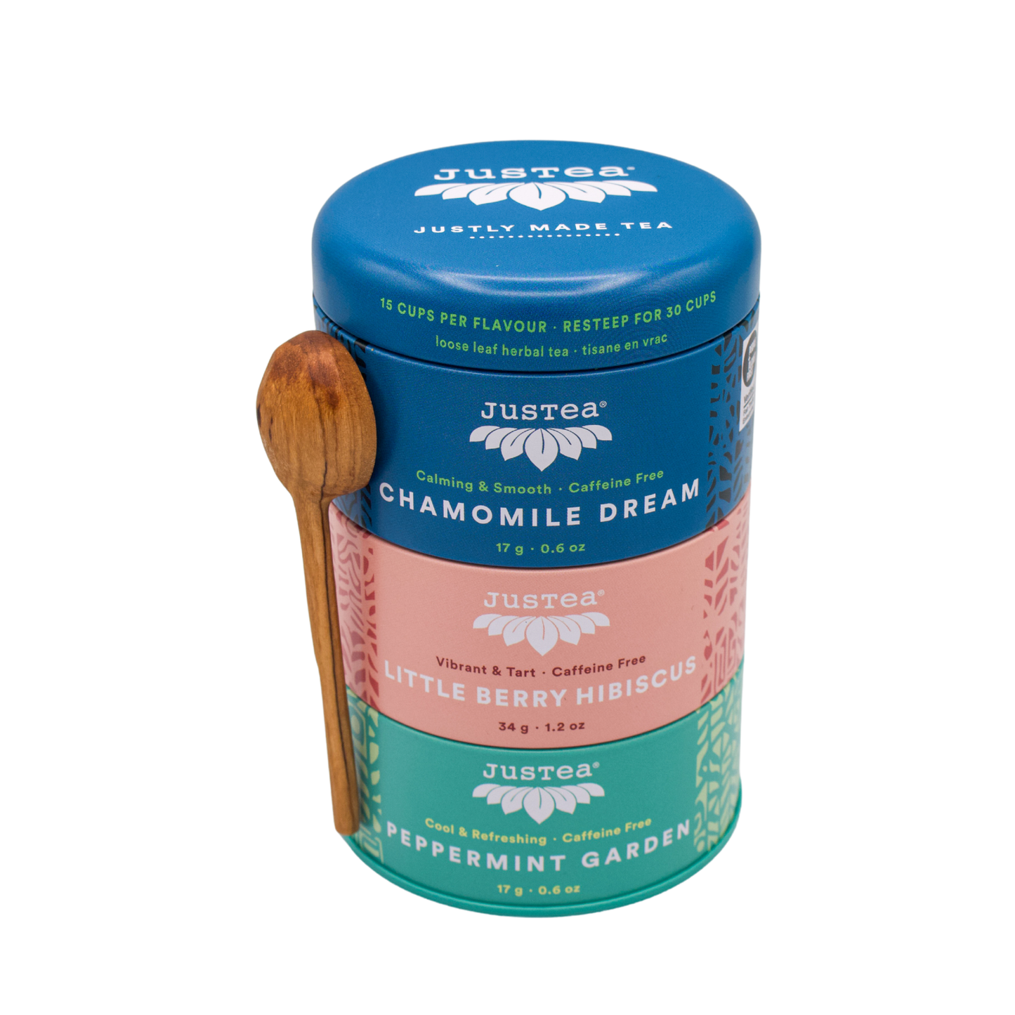 Herbal Tea Trio Tin & Spoon - Organic