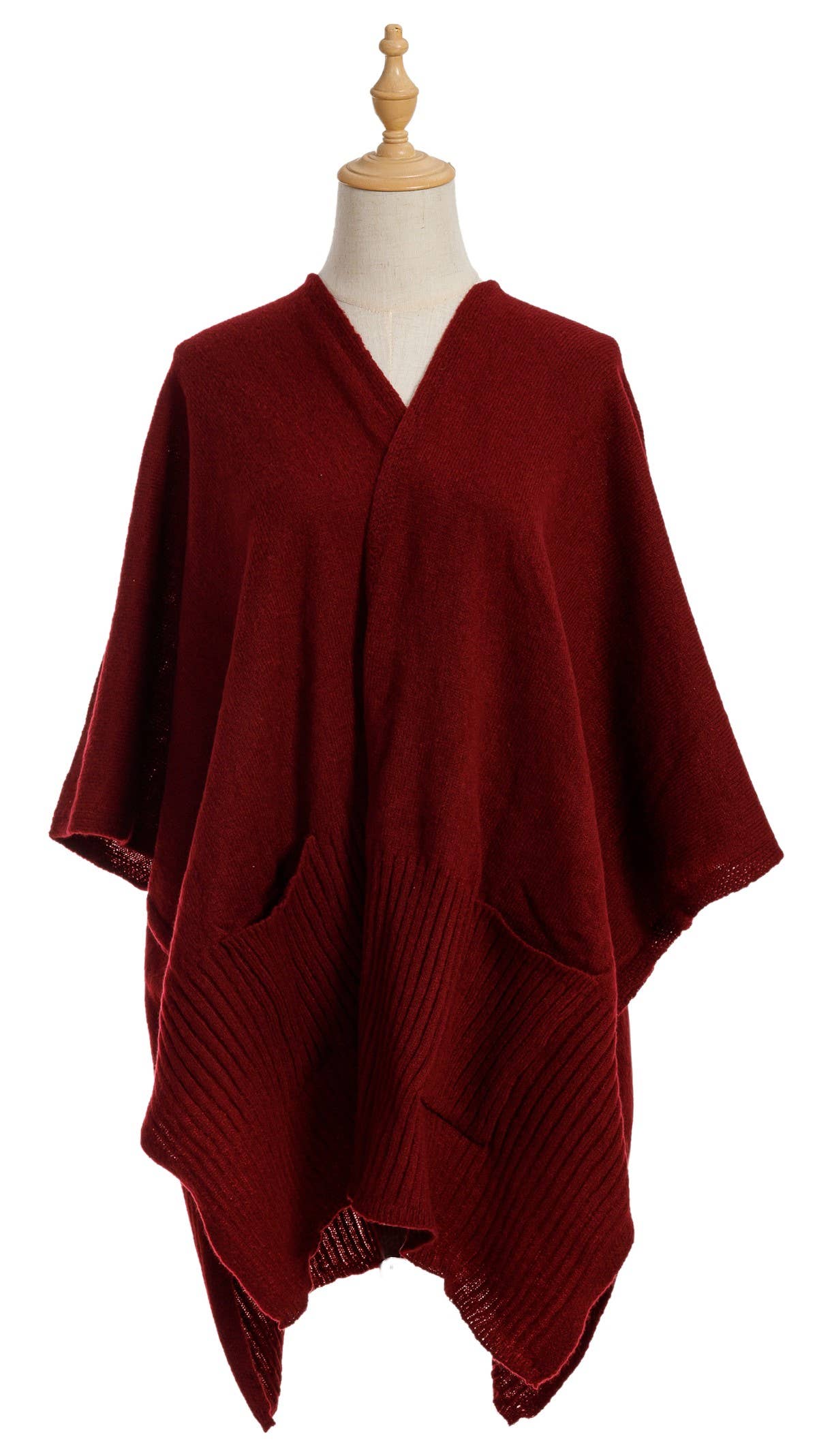 Knit Winter Poncho - Imagine Imports
