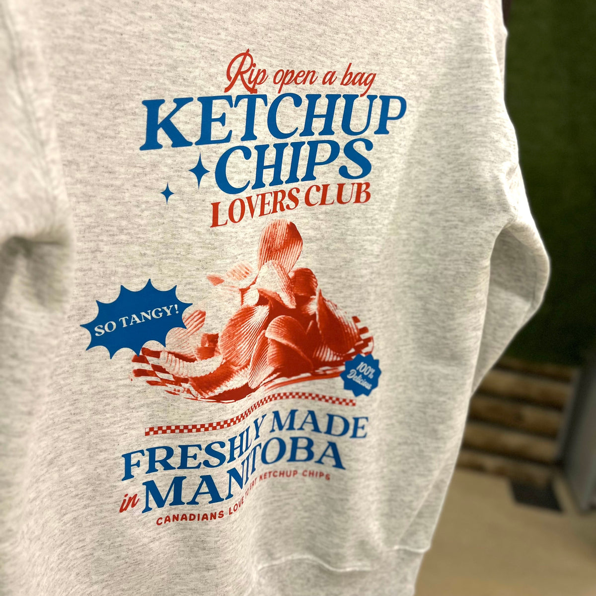 Ketchup Chips Lover Zip Up Hoodie