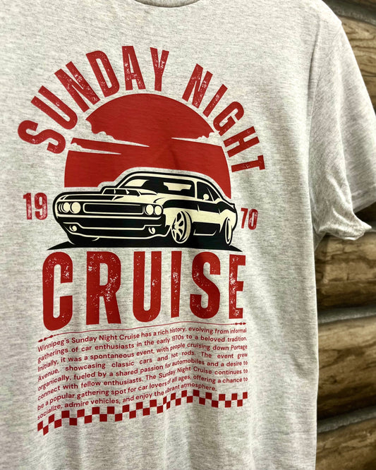 Red Sunday Night Cruise T-Shirt