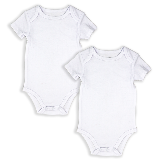 Rose Textiles - 2 Pack Solid Bodysuits: Pink / 3M