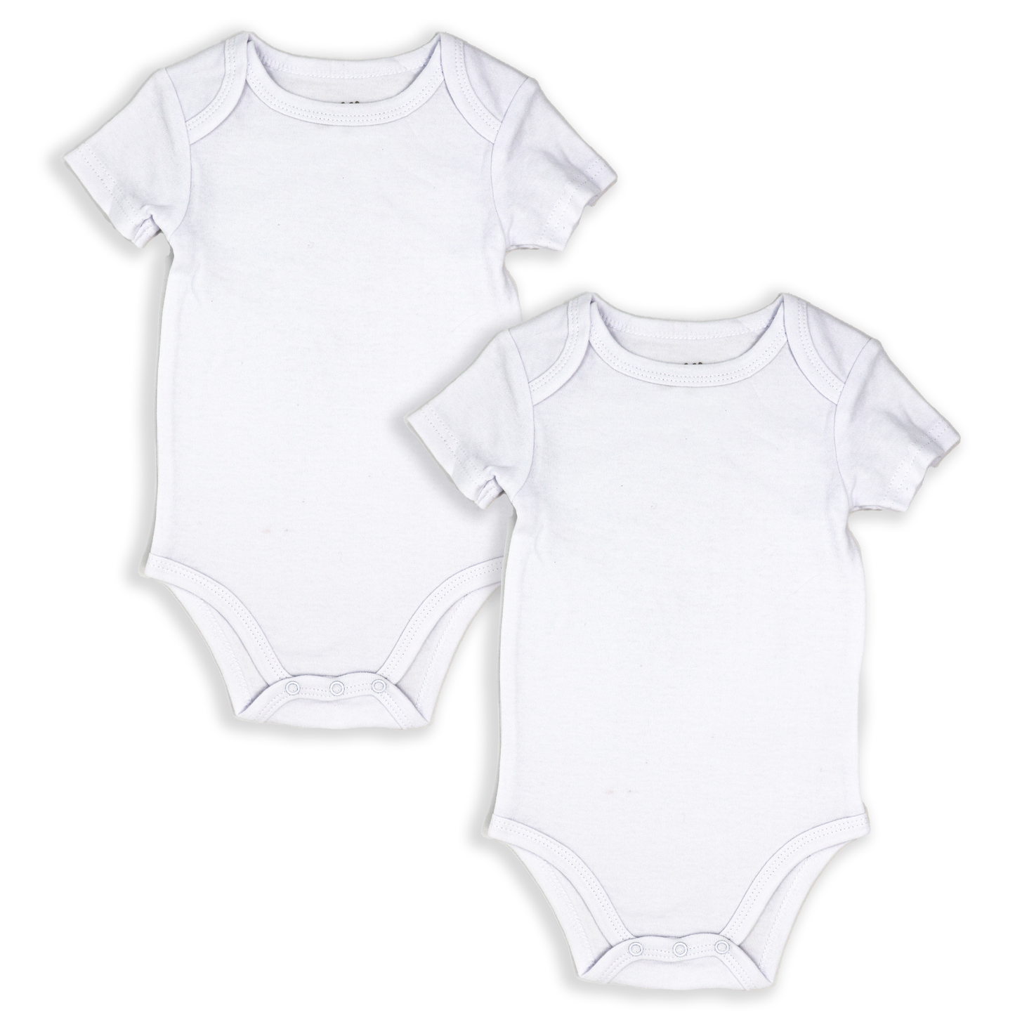 Rose Textiles - 2 Pack Solid Bodysuits: Blue / 9M