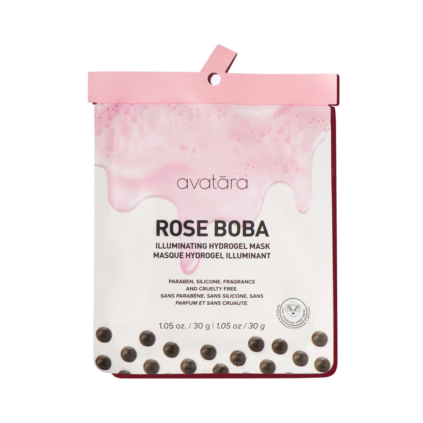 Rose Boba Illuminating Hydrogel Face Mask
