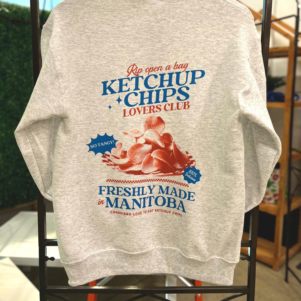 Ketchup Chips Lover Zip Up Hoodie