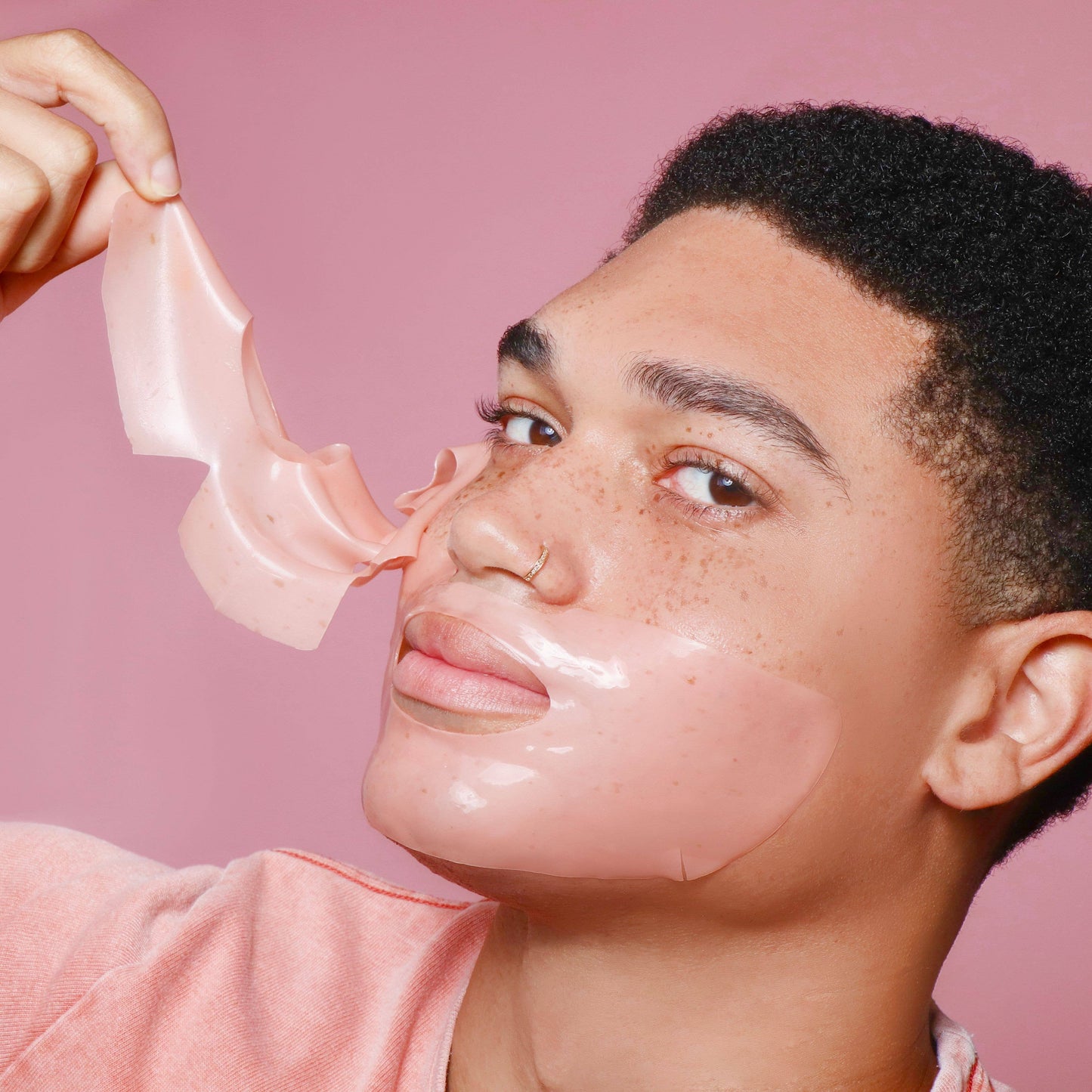 Rose Boba Illuminating Hydrogel Face Mask