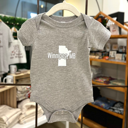 Winnipeg, MB - Grey Onesie