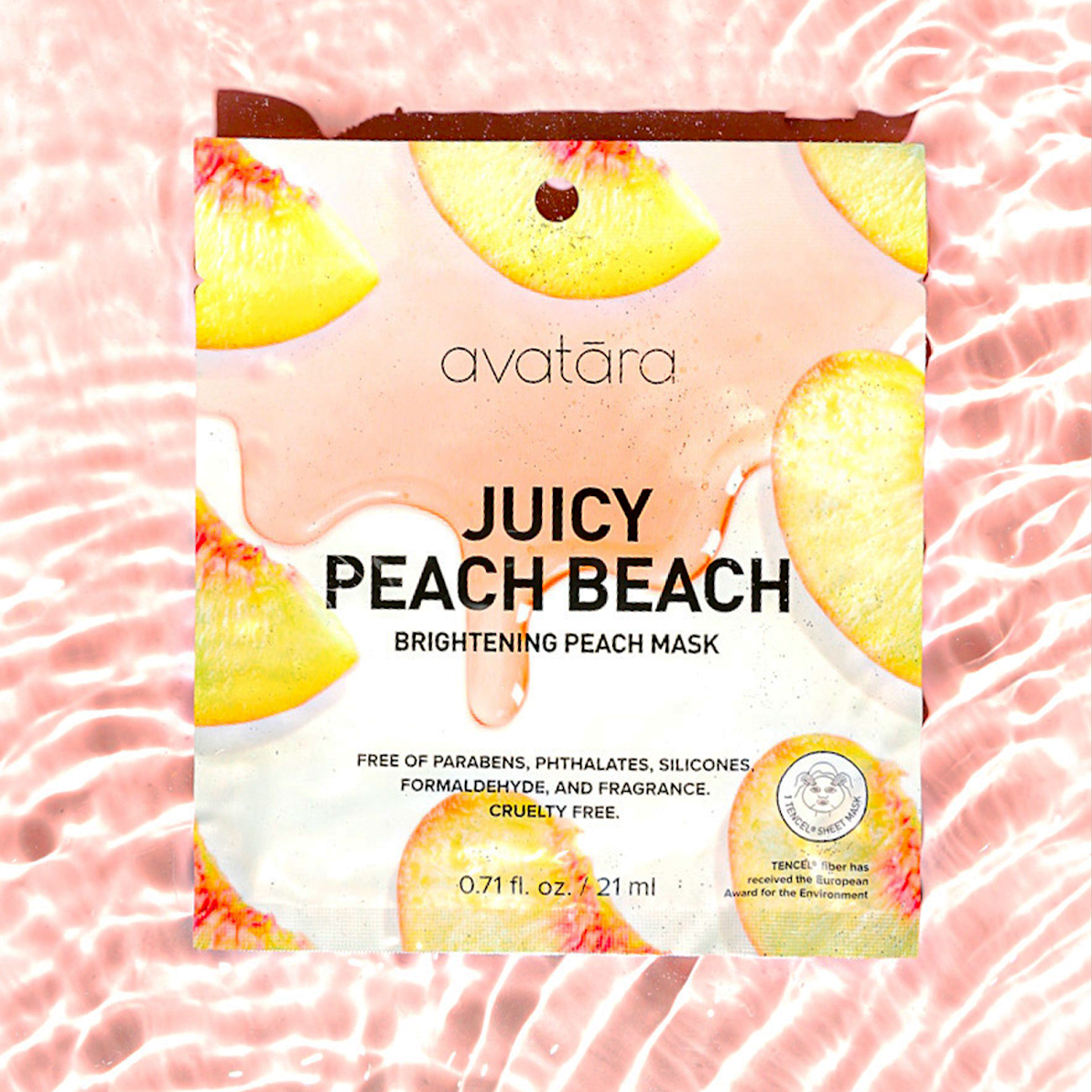Peach Beach Brightening Face Mask
