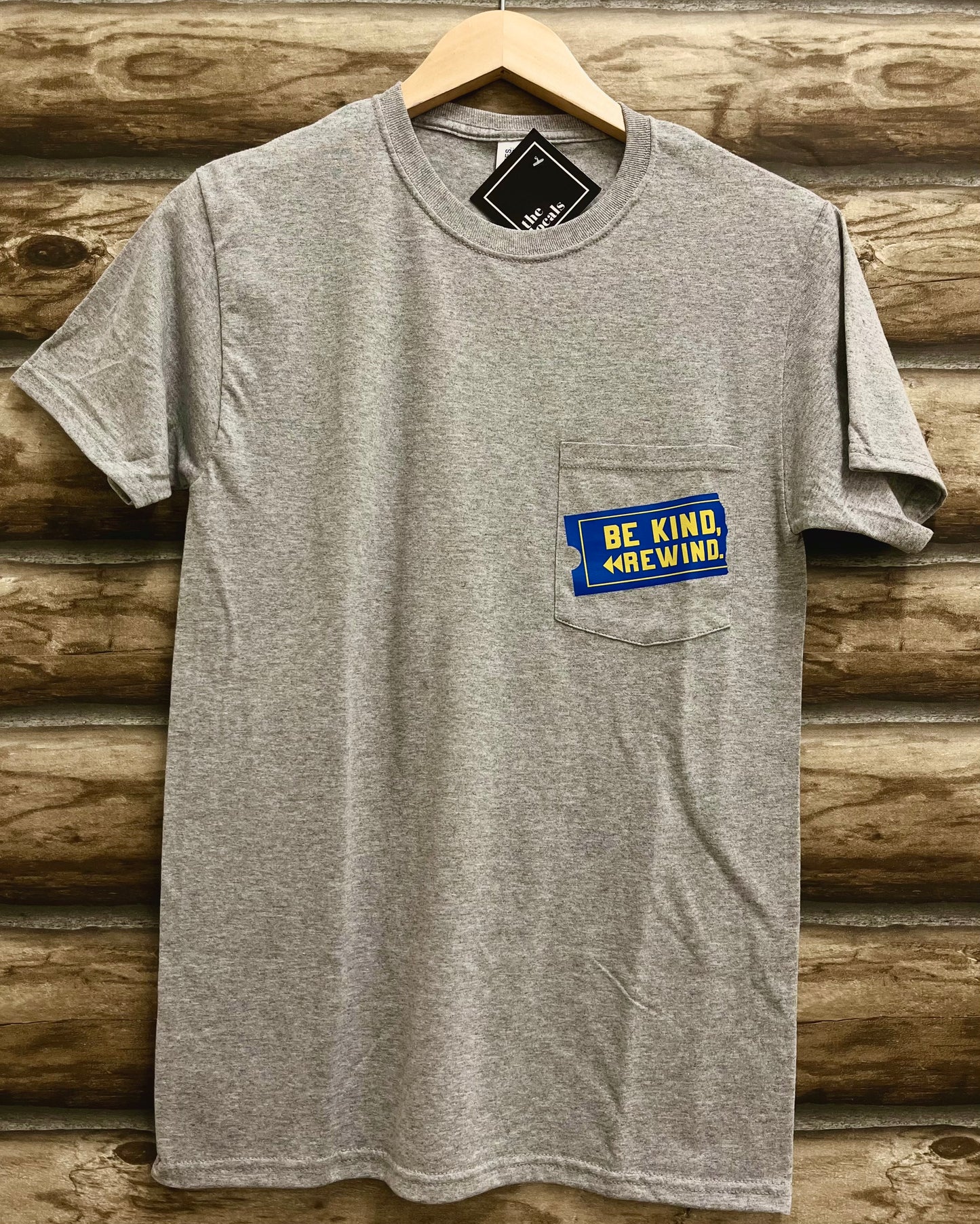 Be Kind Rewind - Gray Pocket Shirt