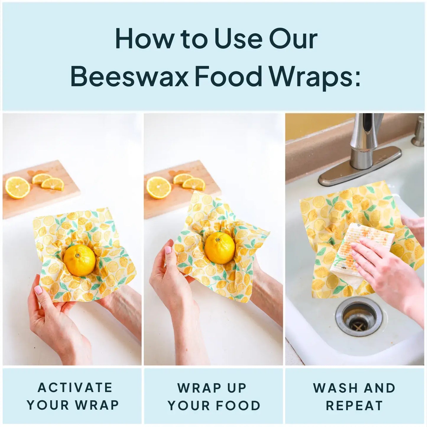 Blue - Beeswax Wrap Variety Sets