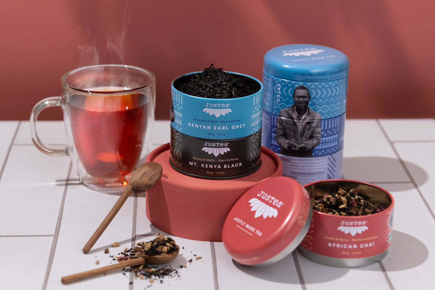 Black Tea Trio Tin & Spoon - Organic